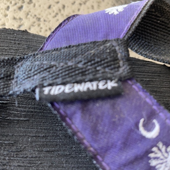 PURPLE/WHITE FLIP FLOPS - Picture 5 of 5